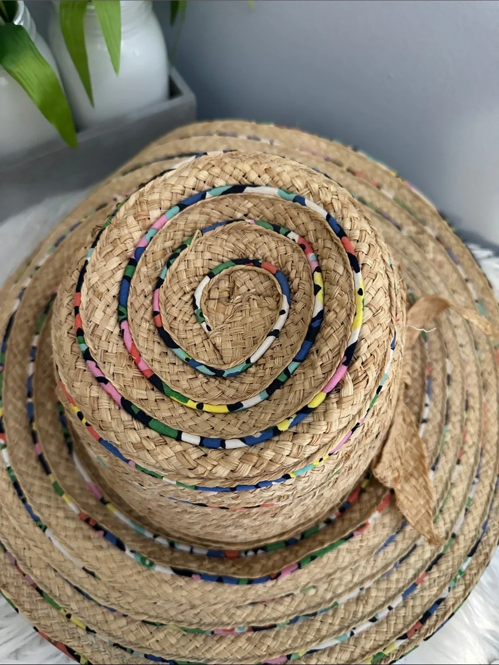 Kate spade hats off straw hat